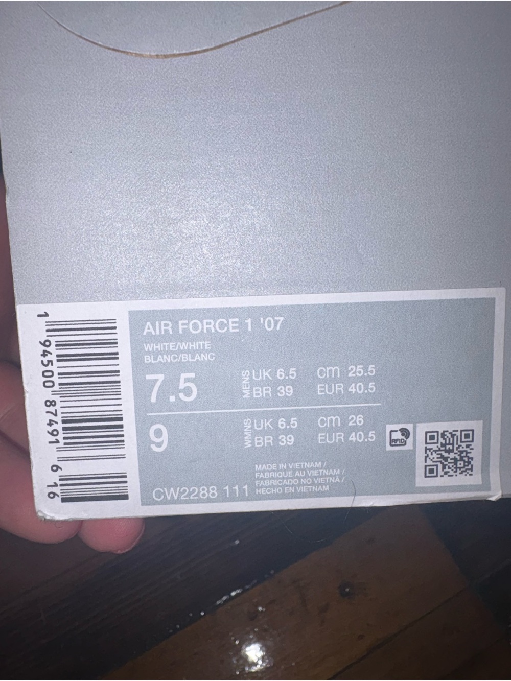 Nike Air Force 1’s - Picture 5 of 5